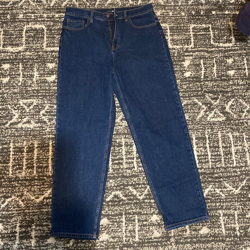 Womens fashion nova raw denim jeans size 15 brand new never worn